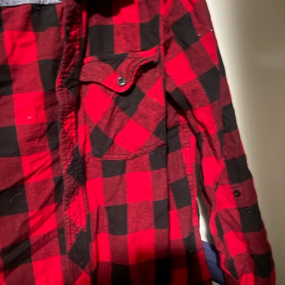 Y2K silver jeans flannel - Picture 4 of 4